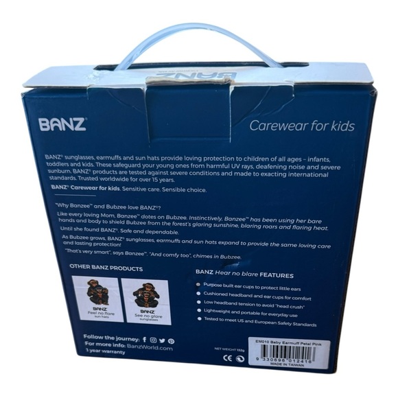 BaBy BanZ Pink Earmuffs for Kids - Picture 3 of 4